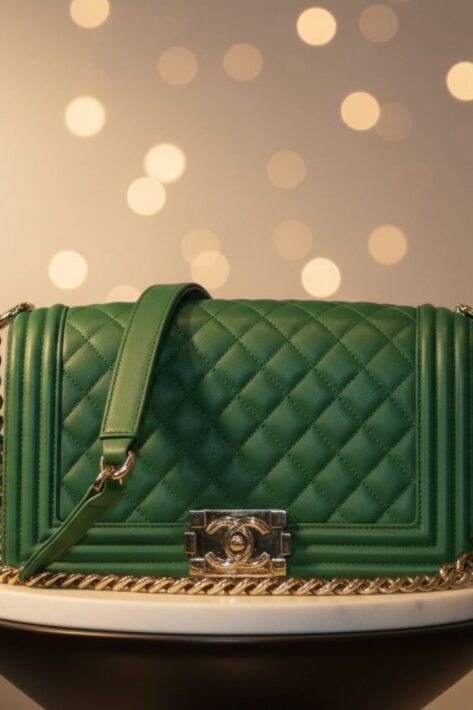 Chanel Boy Bag Medium - Emerald Green/Vert